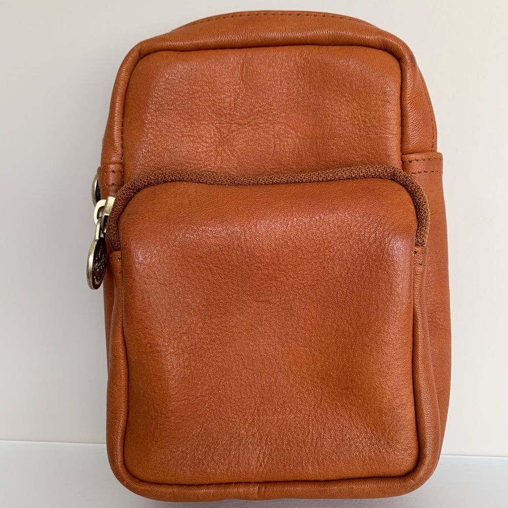 Private Stock by Shafmaster Leather Company Leather Belt Bag Cell Phone Holder